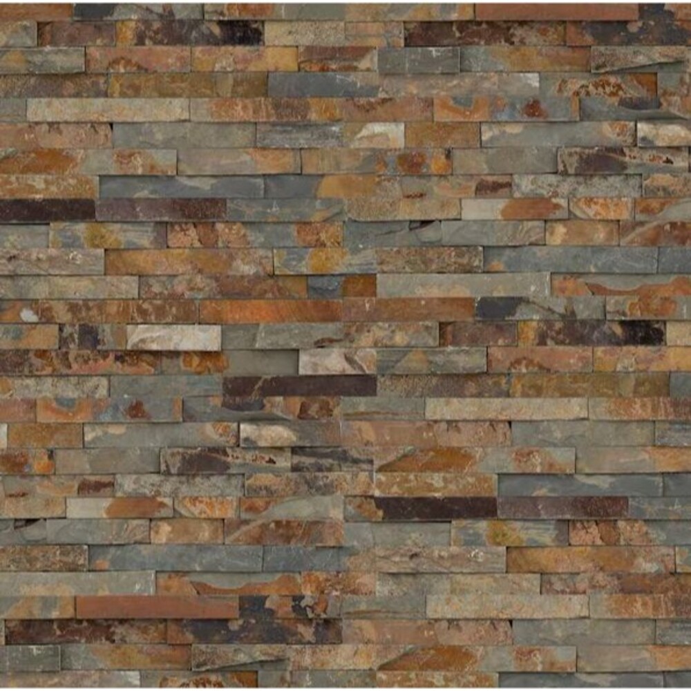 MSI California Gold Ledger Panel 6 in. x 24 in. Textured Sandstone Wall Tile 4sq